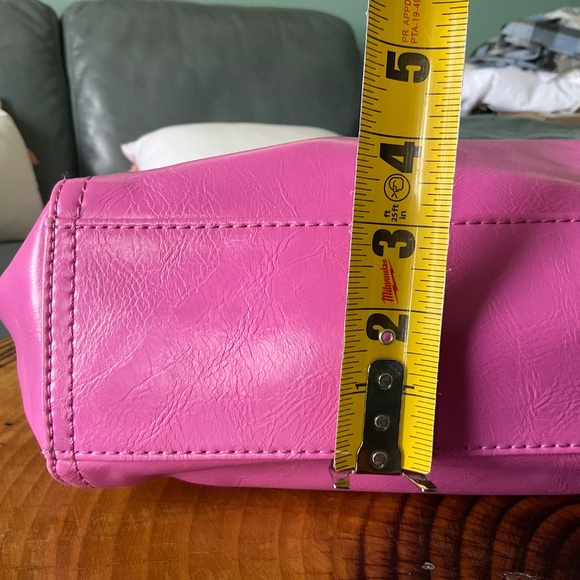 Relic 1992 Caraway Hot Pink Fusia Retro Vintage Shoulder Bag Purse - Picture 5 of 12
